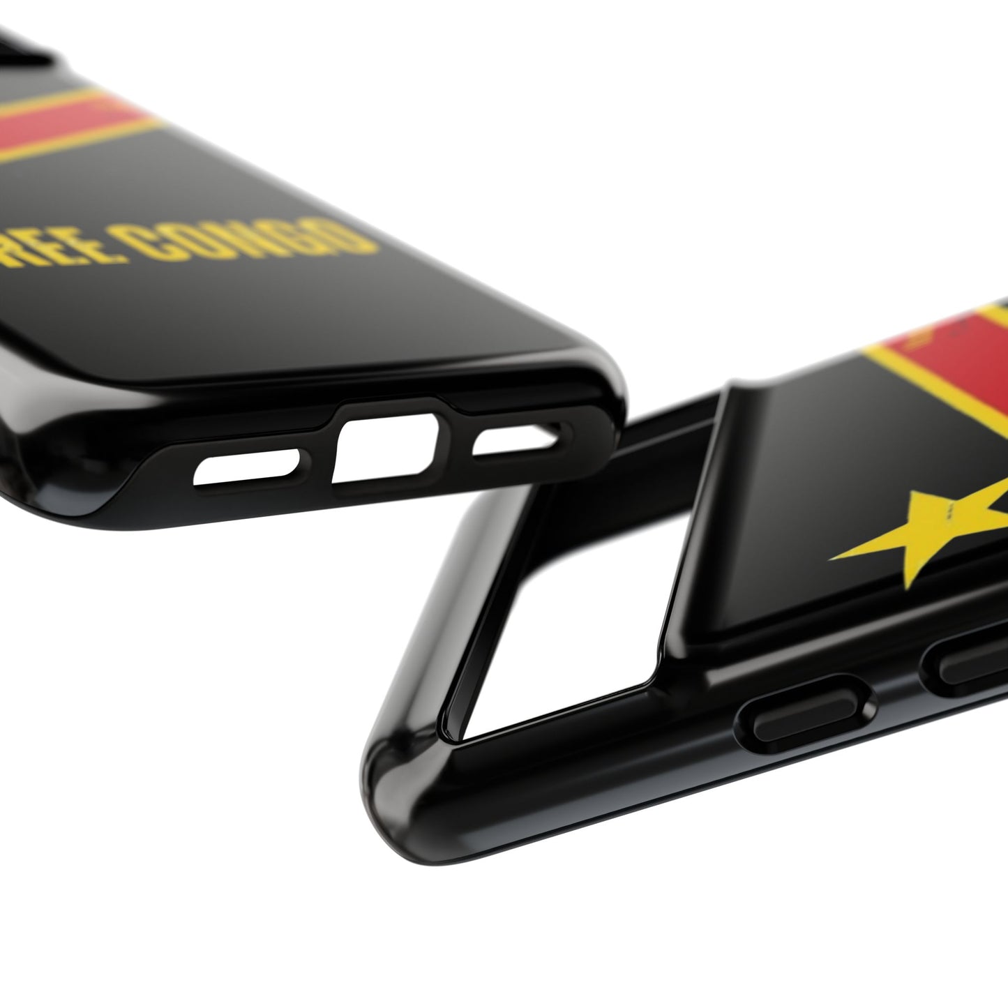 Coque de téléphone – Design "FREE CONGO" (Compatible avec iPhone, Samsung, Google Pixel)