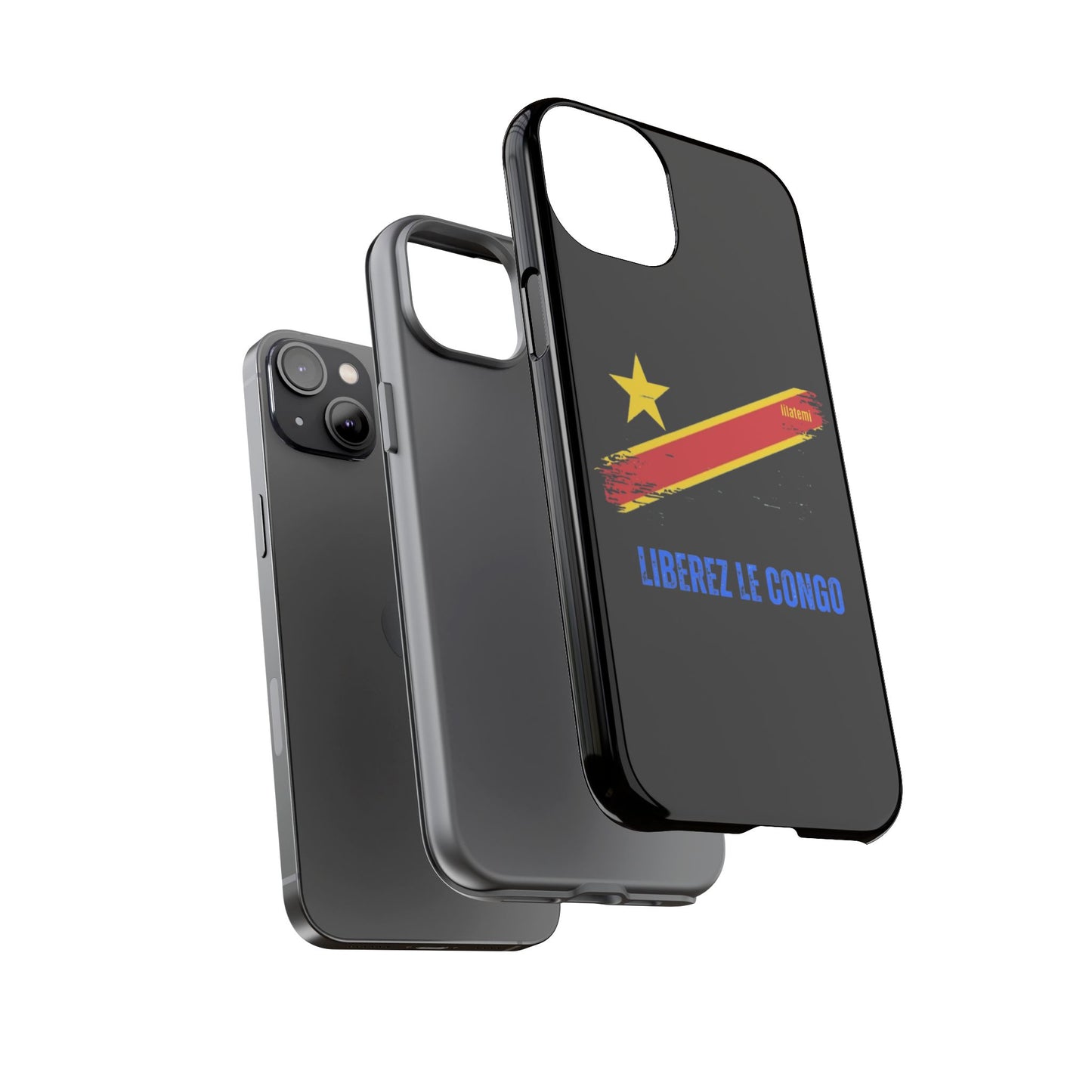 Coque de téléphone – Design "Libérer le Congo" (Compatible avec iPhone, Samsung, Google Pixel)