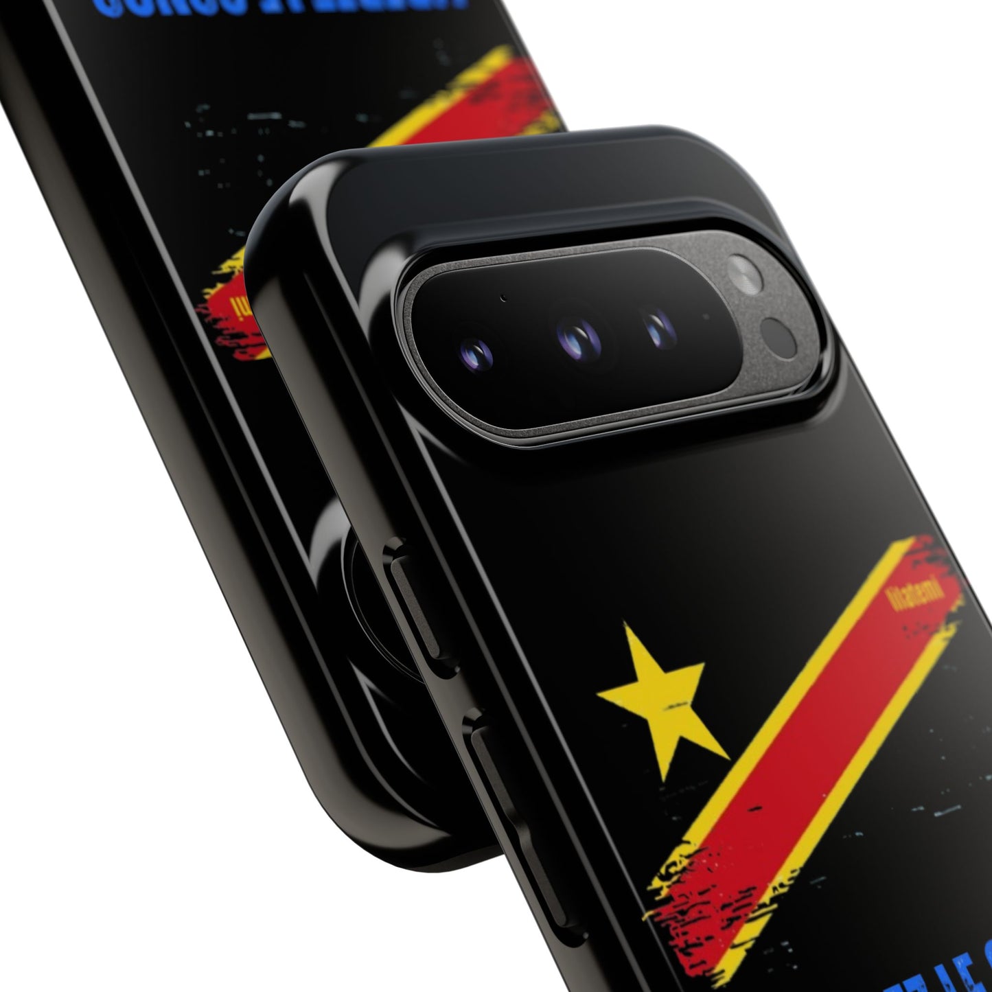 Coque de téléphone – Design "Libérer le Congo" (Compatible avec iPhone, Samsung, Google Pixel)