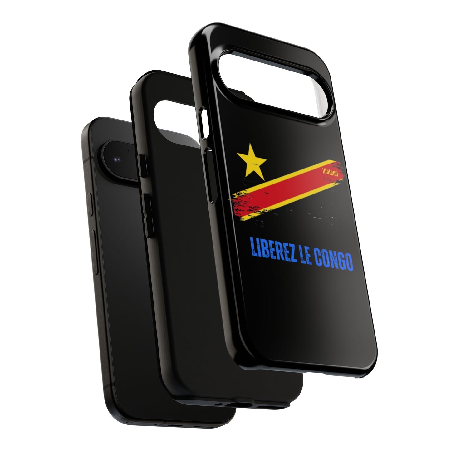 Coque de téléphone – Design "Libérer le Congo" (Compatible avec iPhone, Samsung, Google Pixel)