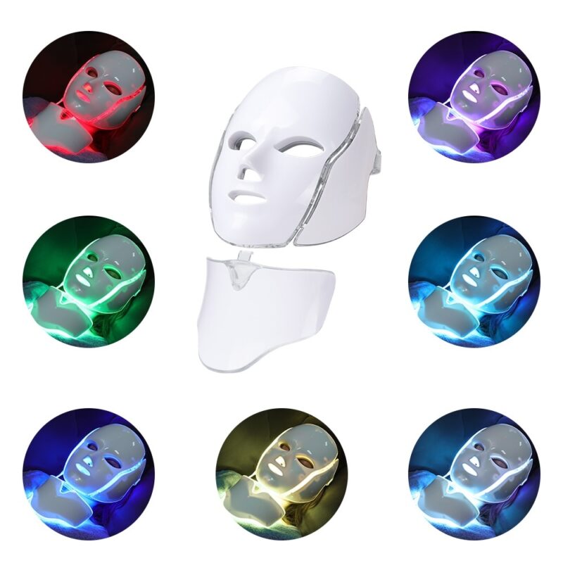Masque LED 7 Couleurs - Utilisation