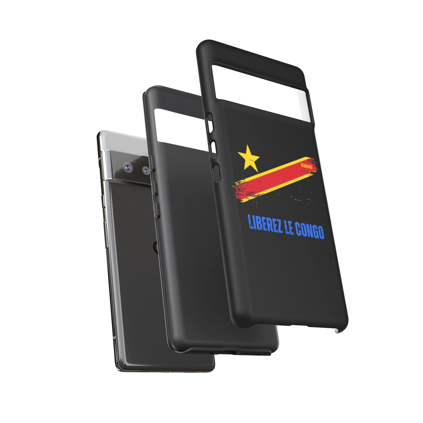 Coque de téléphone – Design "Libérer le Congo" (Compatible avec iPhone, Samsung, Google Pixel)