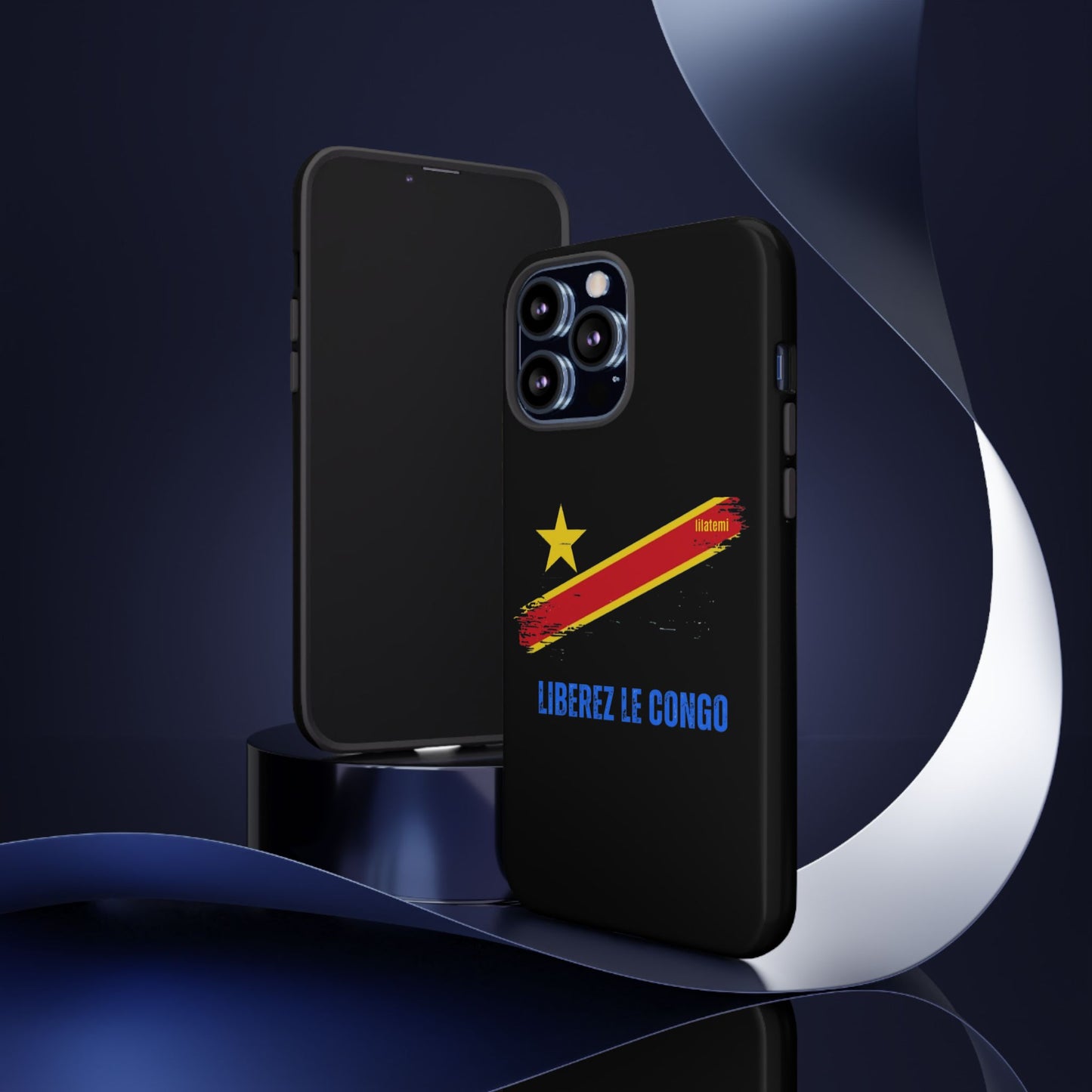 Coque de téléphone – Design "Libérer le Congo" (Compatible avec iPhone, Samsung, Google Pixel)