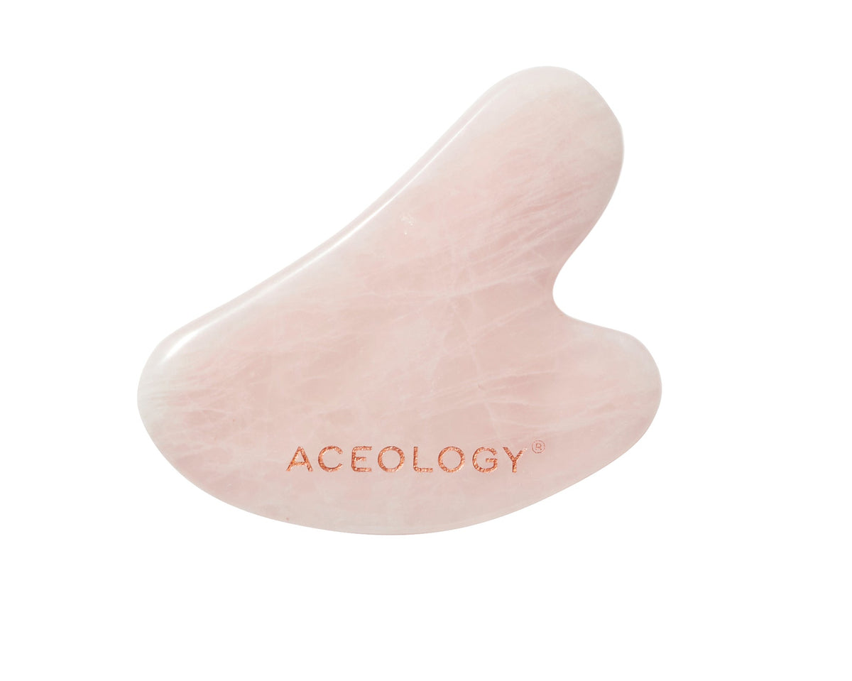 Gua Sha Quartz Rose - Masseur facial