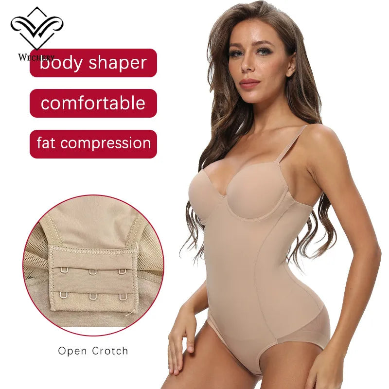 Bodysuit sculptant avec bretelles — Gaine corps complet femme