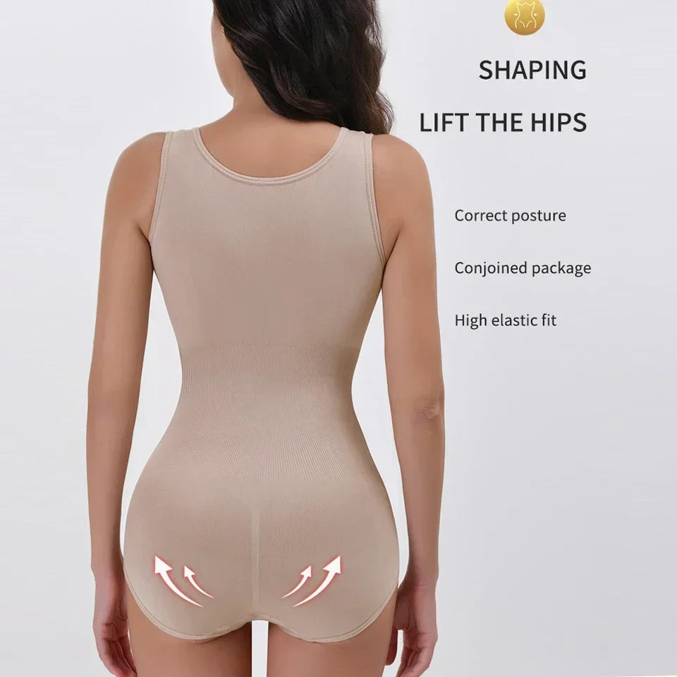 Gaine ventre plat avec ceinture — Corset amincissant & taille sculptée