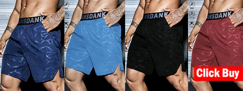 Short sport homme — Running fitness plage léger respirant