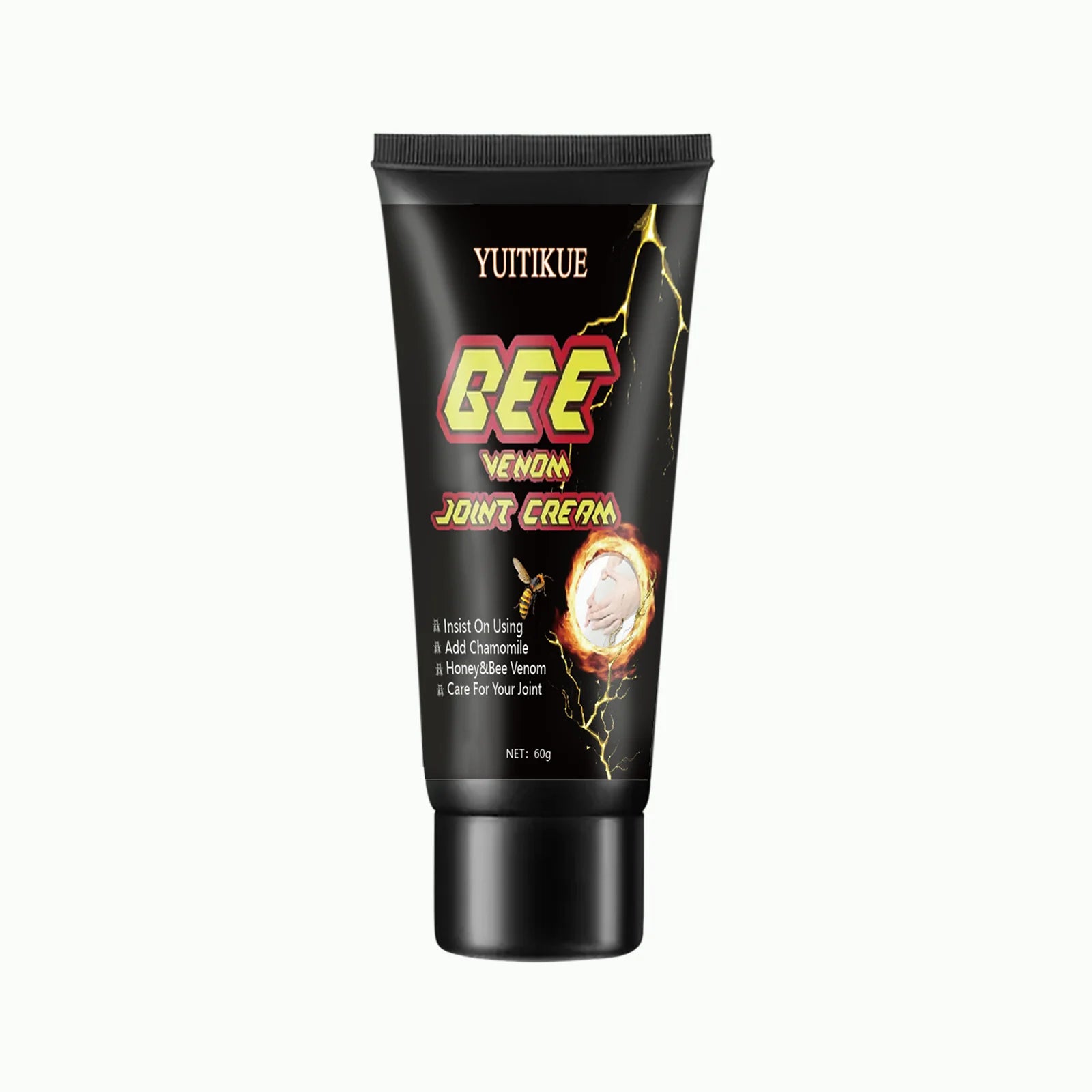 Crème articulations venin d'abeille — Soin chauffant genoux épaules
