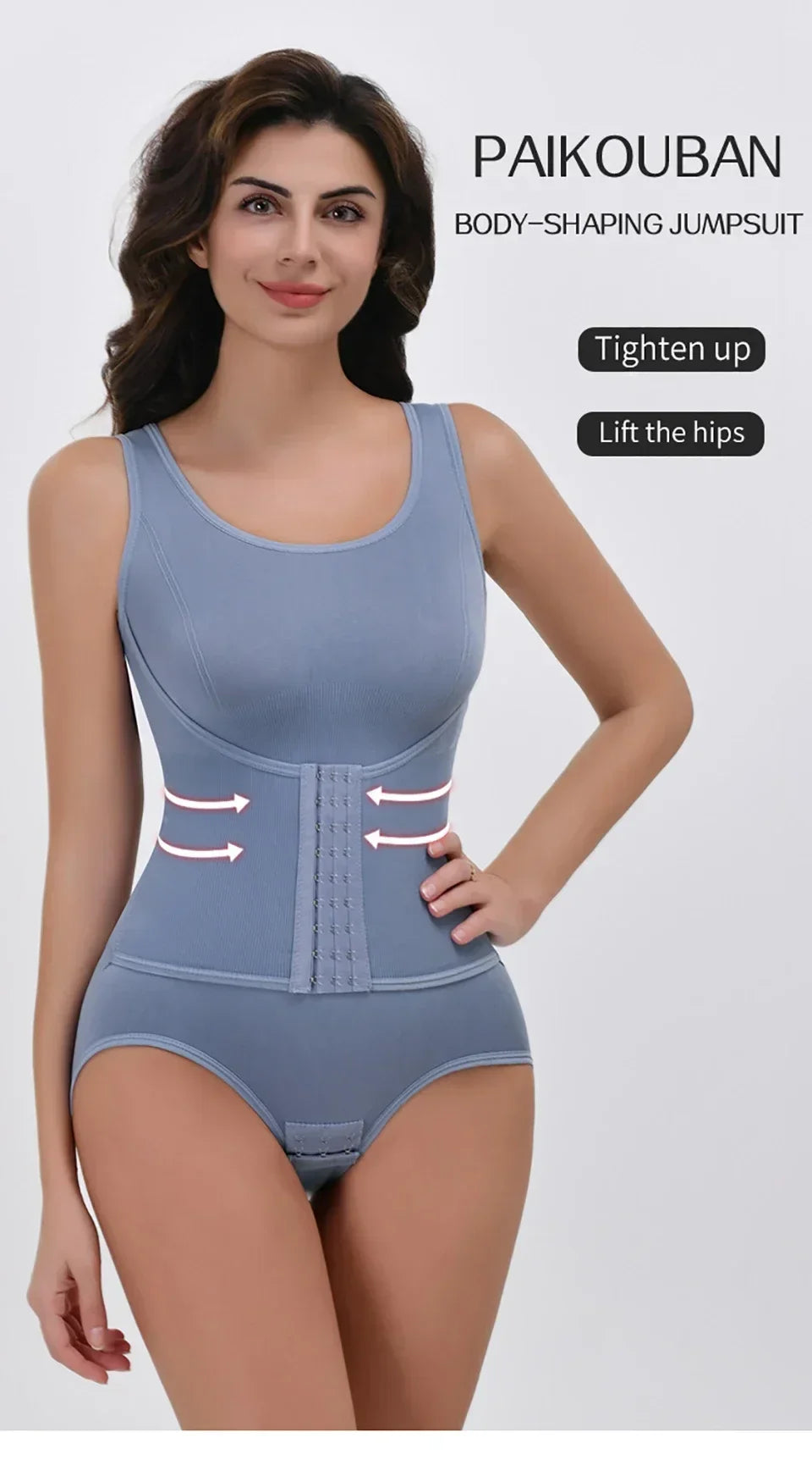 Gaine ventre plat avec ceinture — Corset amincissant & taille sculptée