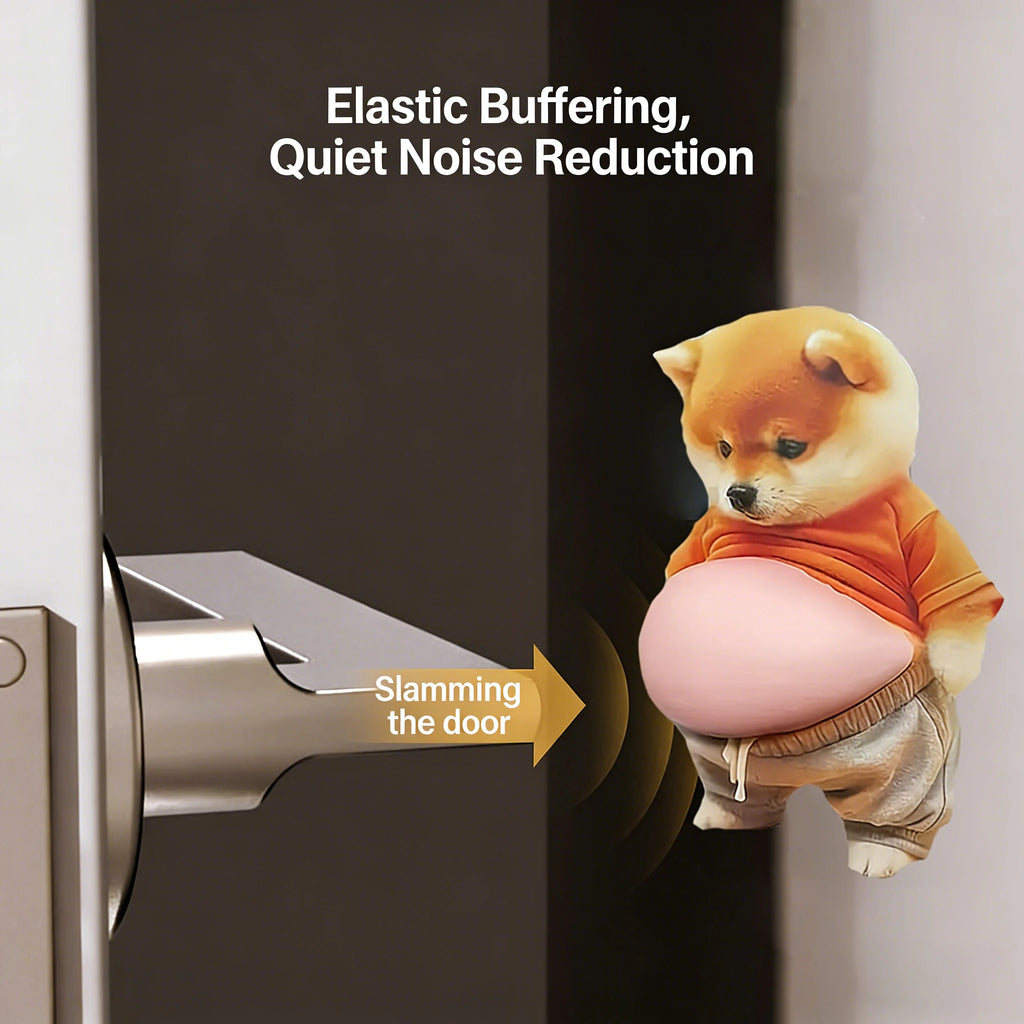 Stickers 3D Shiba Inu silicone — Autocollants chien kawaii auto-adhésifs