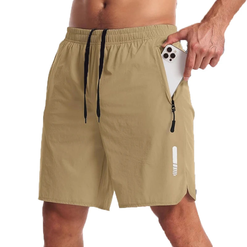 Short sport homme — Running fitness plage léger respirant