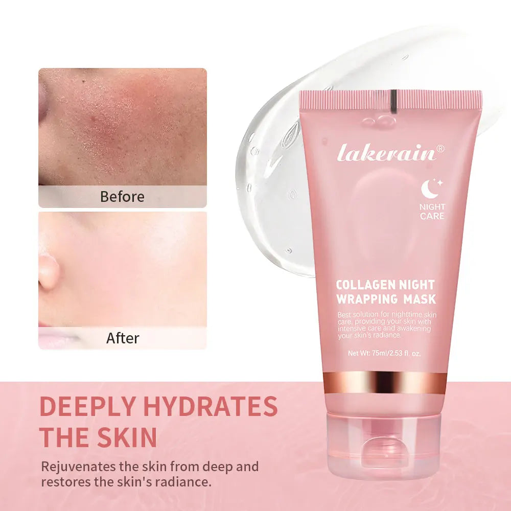 Masque peel-off collagène coréen — Anti-rides, éclat & peau rebondie