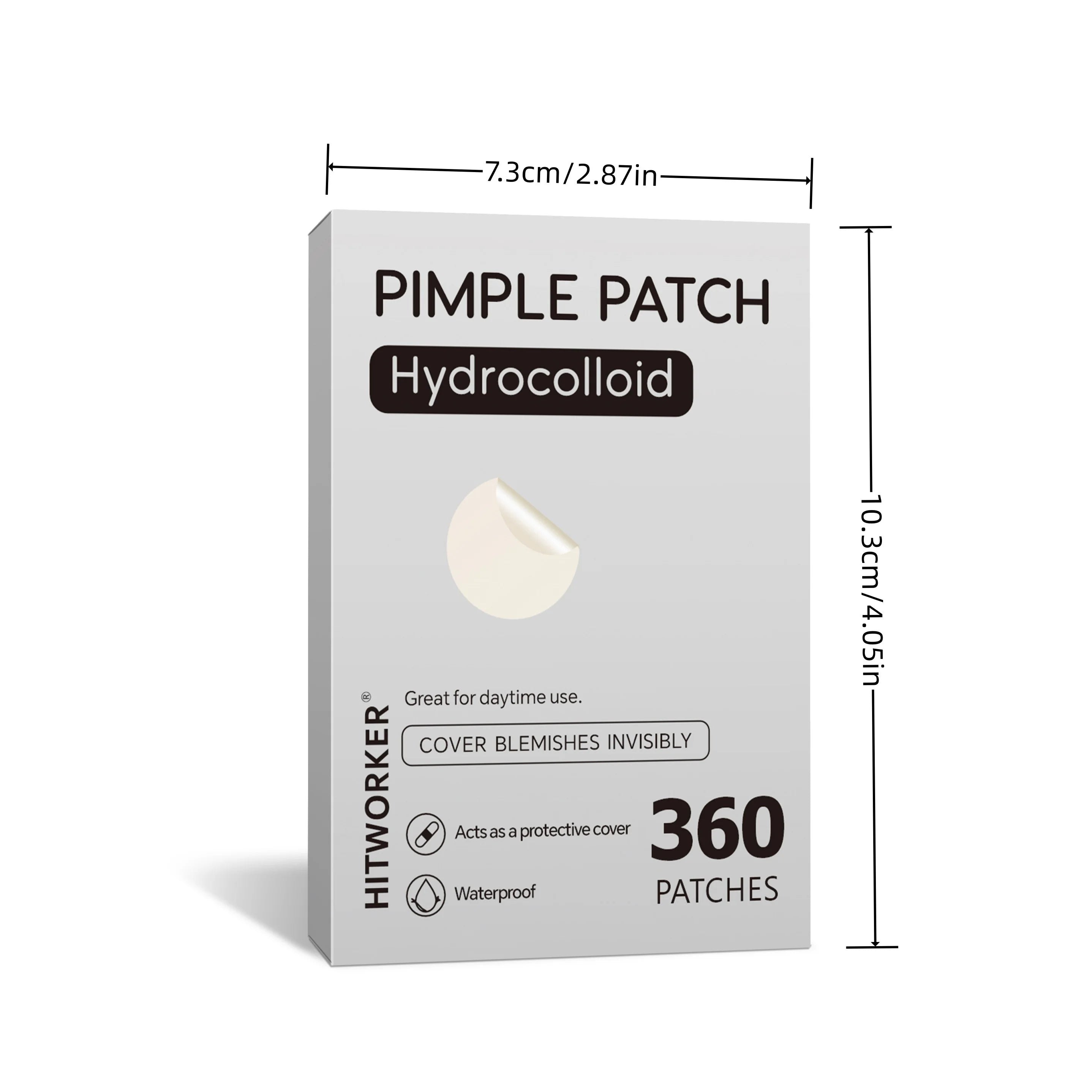 Patchs anti-boutons invisibles 360 pièces — Soins acné absorbants