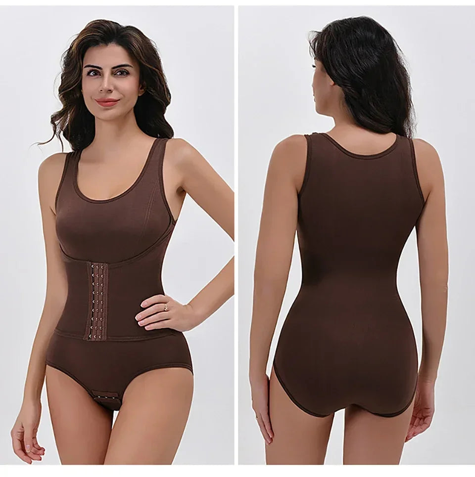 Gaine ventre plat avec ceinture — Corset amincissant & taille sculptée