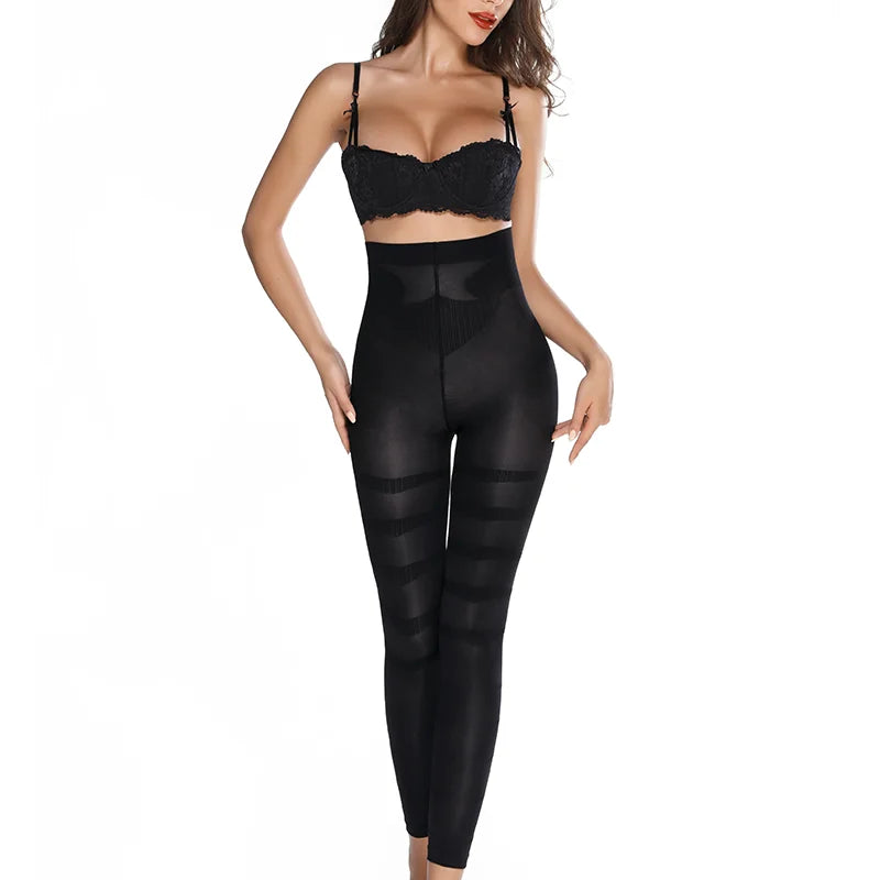 Legging gainant anti-cellulite — Sculptant taille haute ventre plat