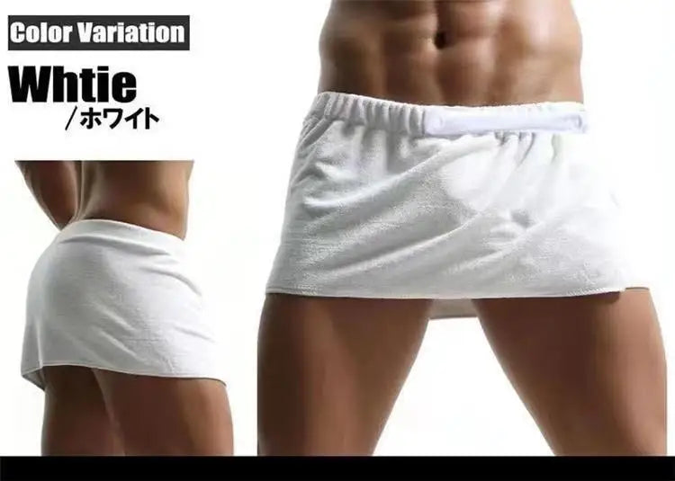 Serviette de bain homme jupe — Drap de plage à porter anti-transparence
