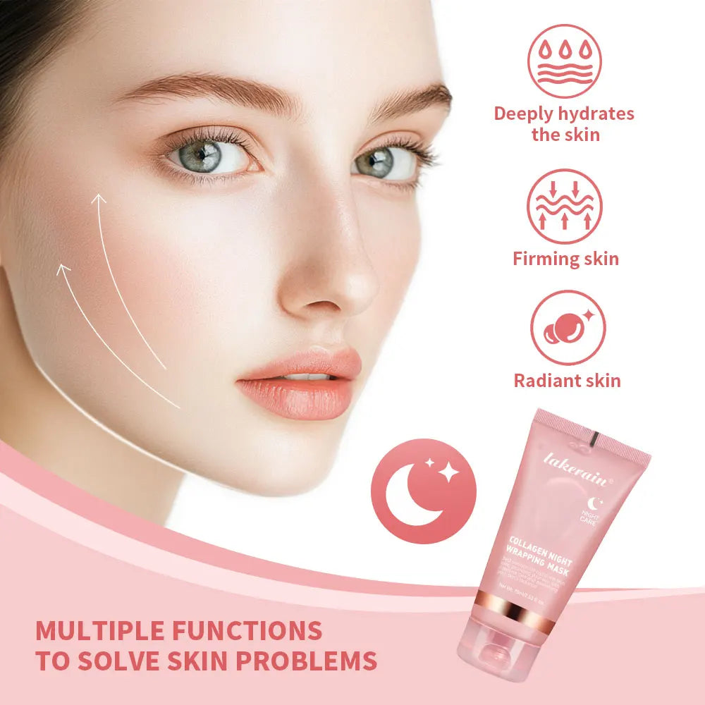 Masque peel-off collagène coréen — Anti-rides, éclat & peau rebondie