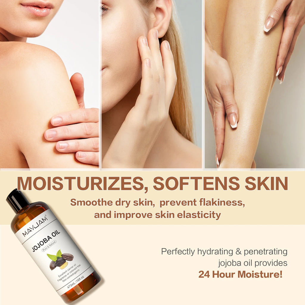 Huile végétale bio certifiée USDA — Jojoba pépins de raisin tournesol