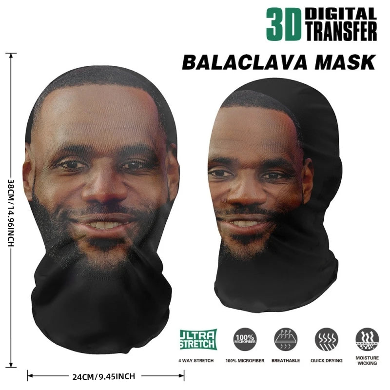 Masque visage intégral mesh — Accessoire cosplay fête et soirée