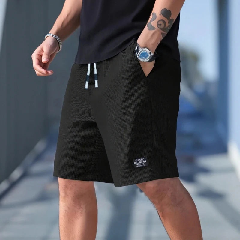 Short homme sport & plage — Tissu texturé respirant casual