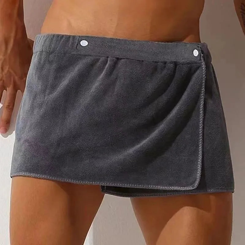 Serviette de bain homme jupe — Drap de plage à porter anti-transparence