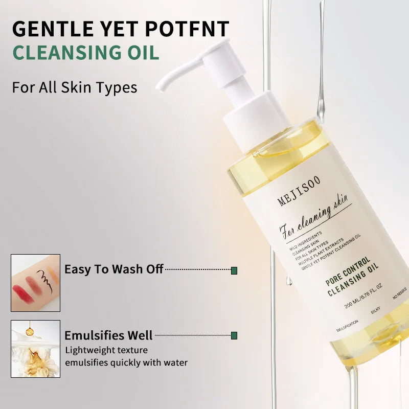 Huile démaquillante douce 200ml — Base jojoba tous types de peau
