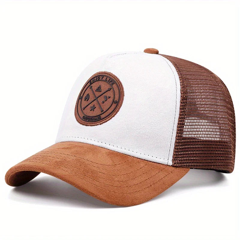 Casquette snapback mesh — Broderie Enjoy Life unisexe streetwear