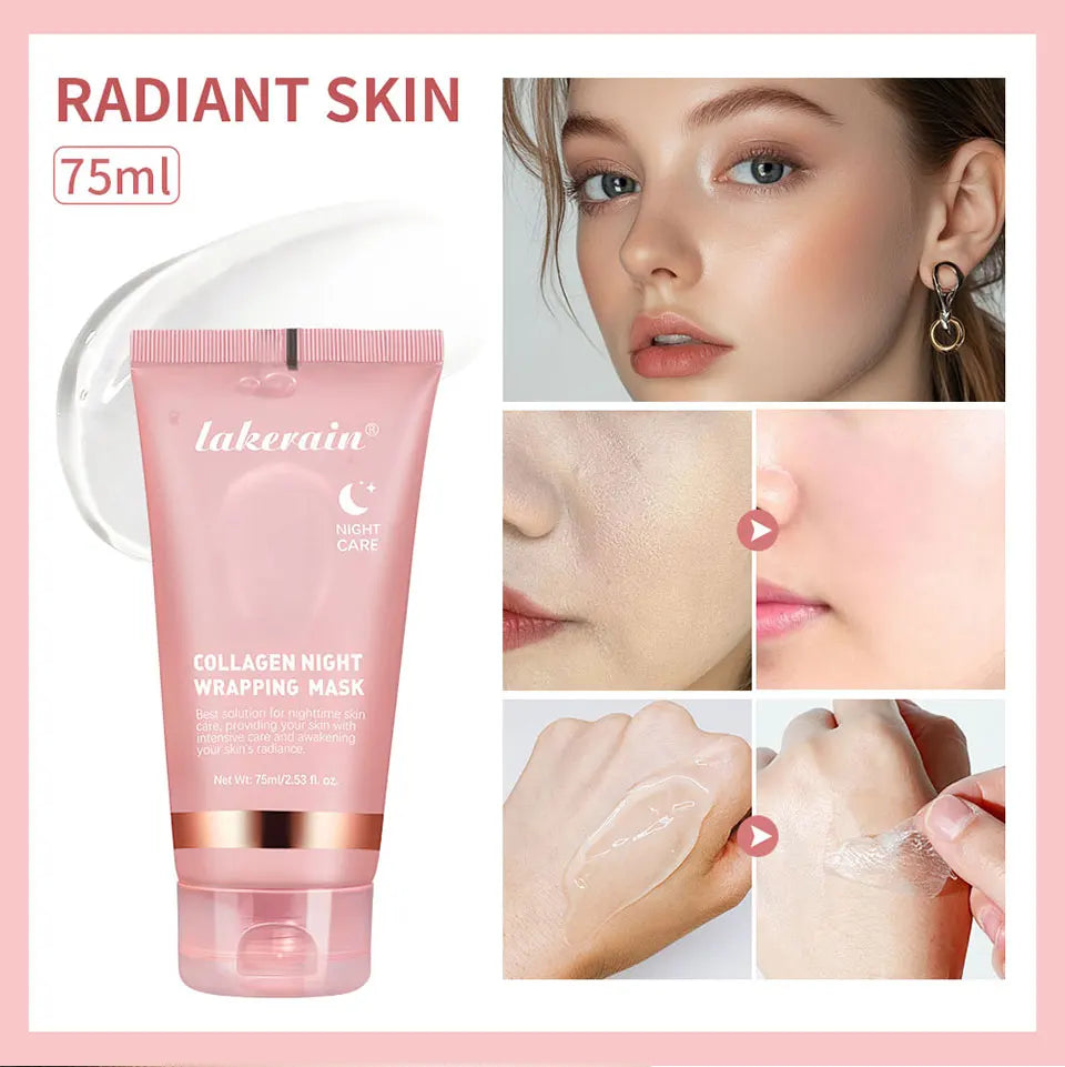 Masque peel-off collagène coréen — Anti-rides, éclat & peau rebondie