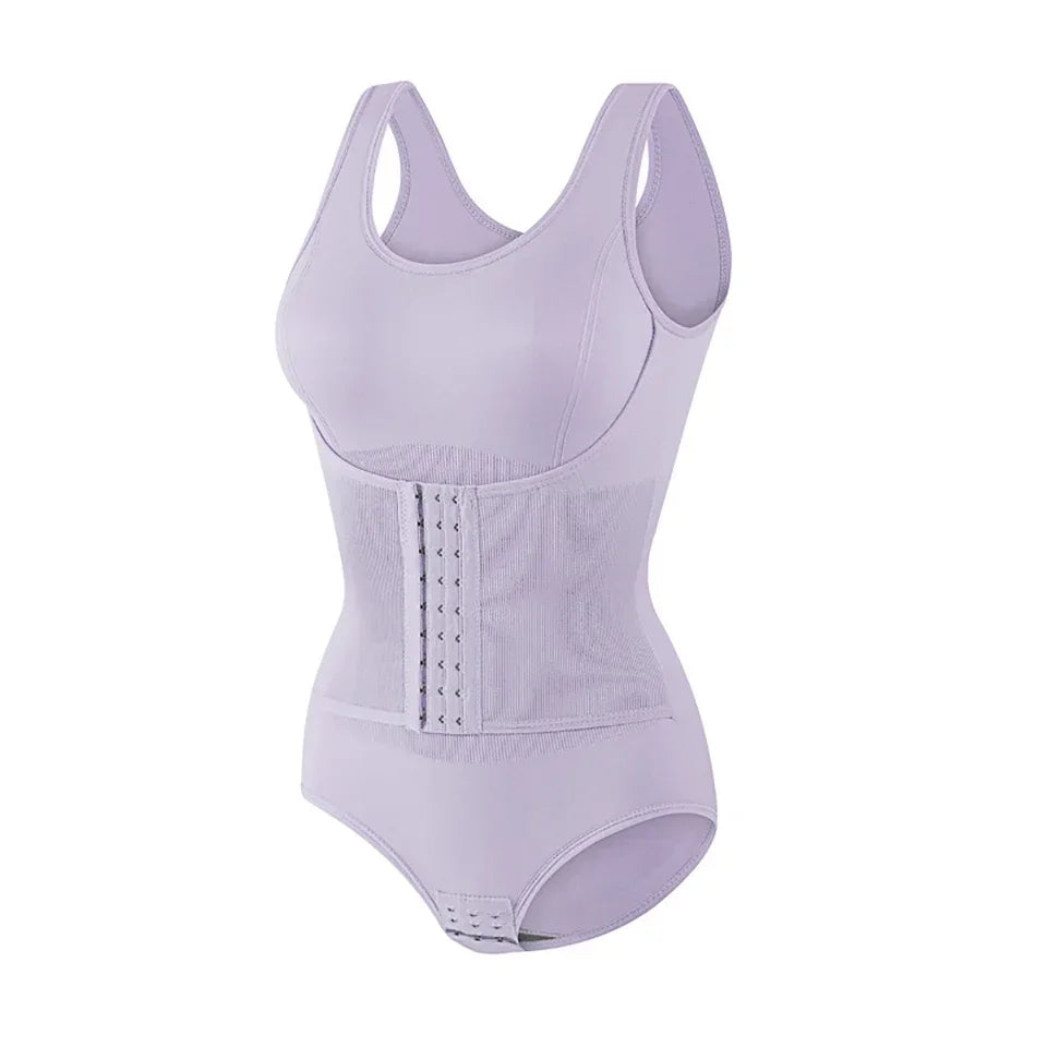 Gaine ventre plat avec ceinture — Corset amincissant & taille sculptée