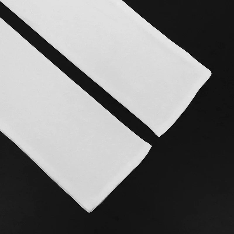 Débardeur côtelé slim sans manches — Top bandage col V femme streetwear