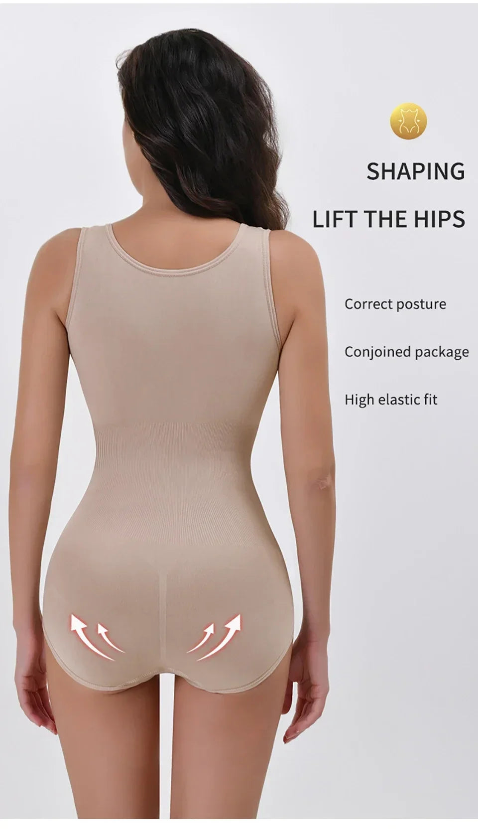Gaine ventre plat avec ceinture — Corset amincissant & taille sculptée