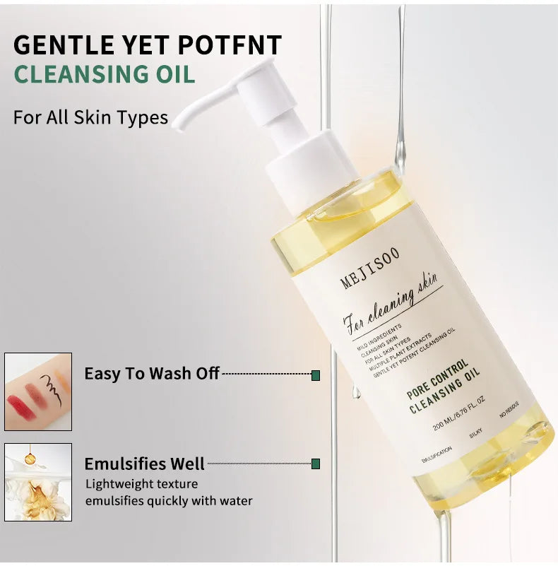 Huile démaquillante douce 200ml — Base jojoba tous types de peau