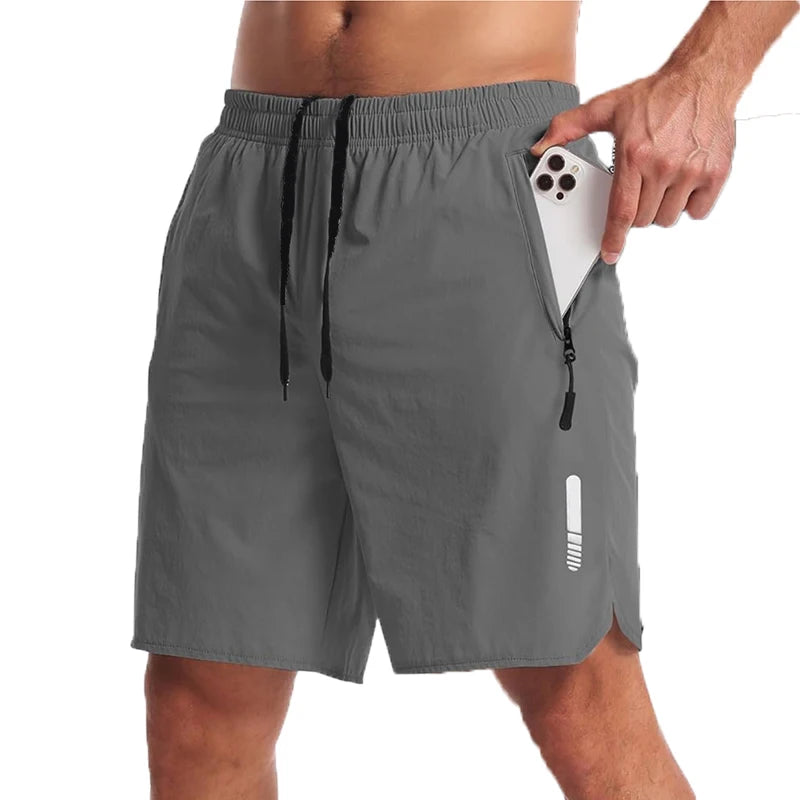 Short sport homme — Running fitness plage léger respirant