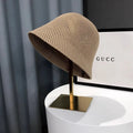 Bob uni à large bord — Chapeau de plage anti-UV femme