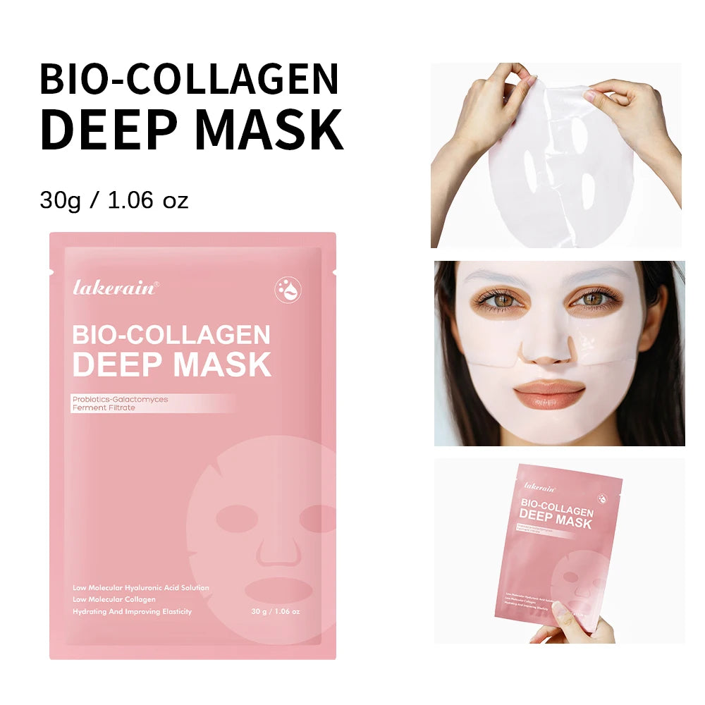 Masque peel-off collagène coréen — Anti-rides, éclat & peau rebondie