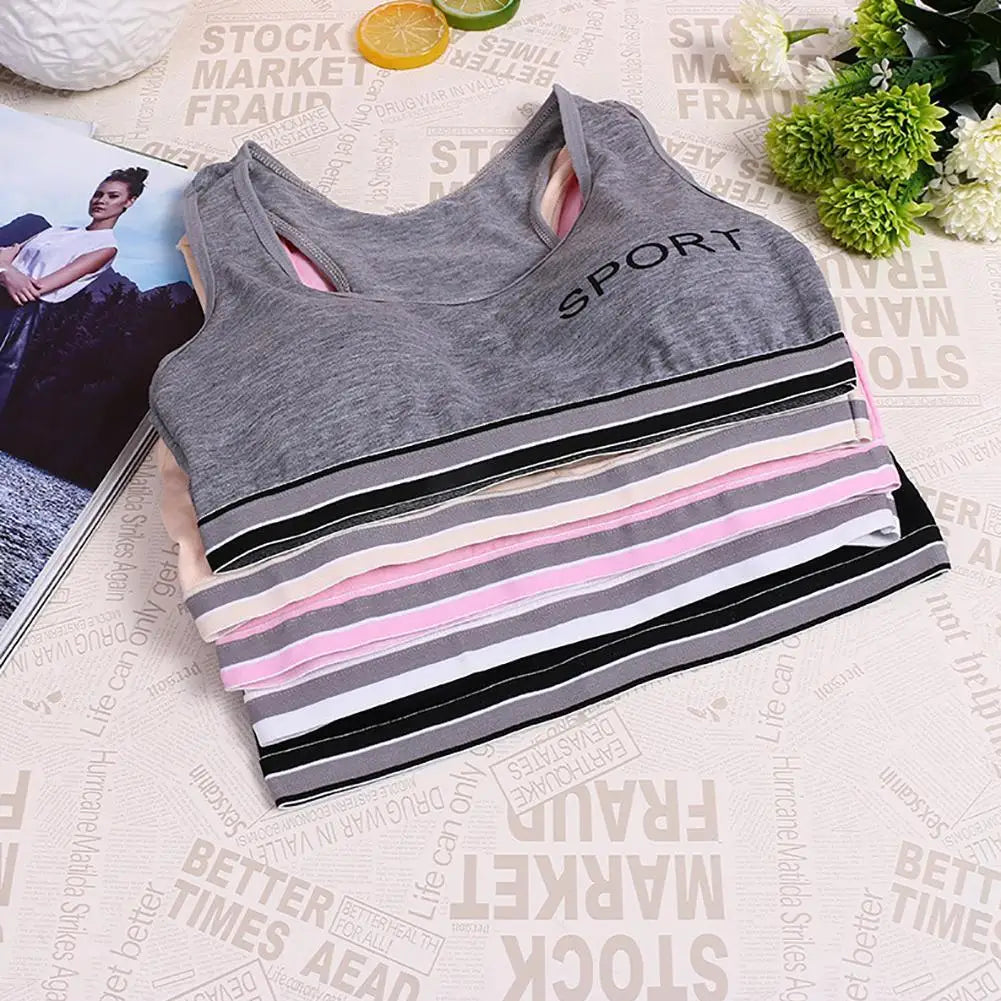 Brassière de sport push-up — Soutien-gorge fitness yoga running femme