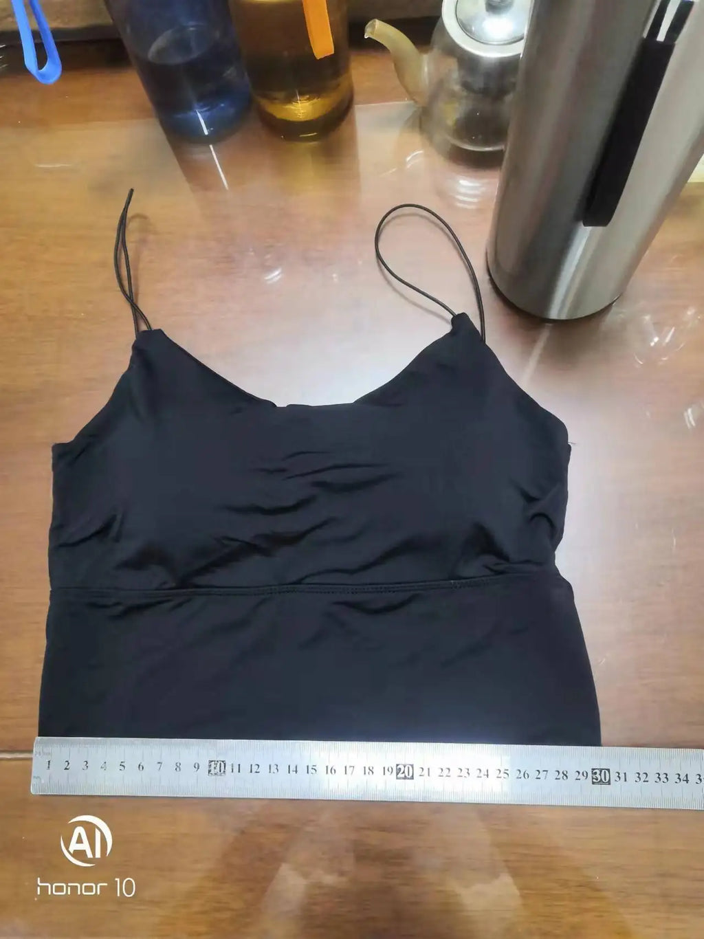Bralette tube soie glacée — Top sport sans armatures femme