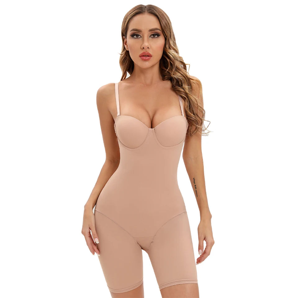 Bodysuit sculptant avec bretelles — Gaine corps complet femme