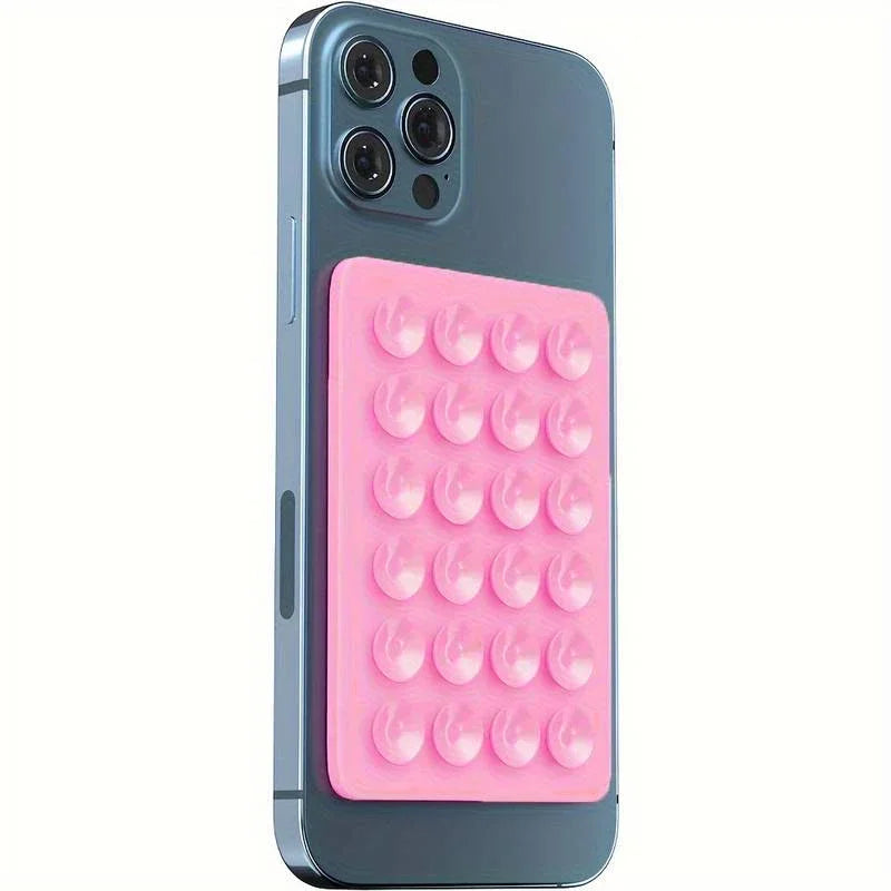 Sticker ventouse silicone téléphone — Support adhésif antidérapant multi-surface
