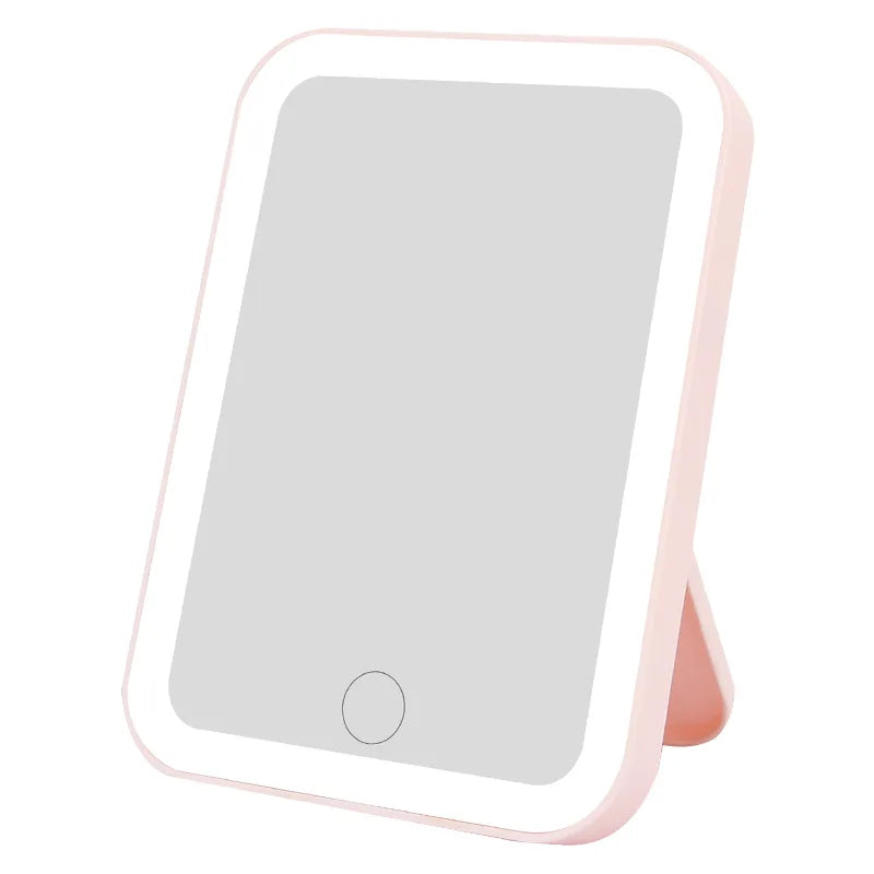 Miroir maquillage LED 3 couleurs — Rechargeable USB tactile portable