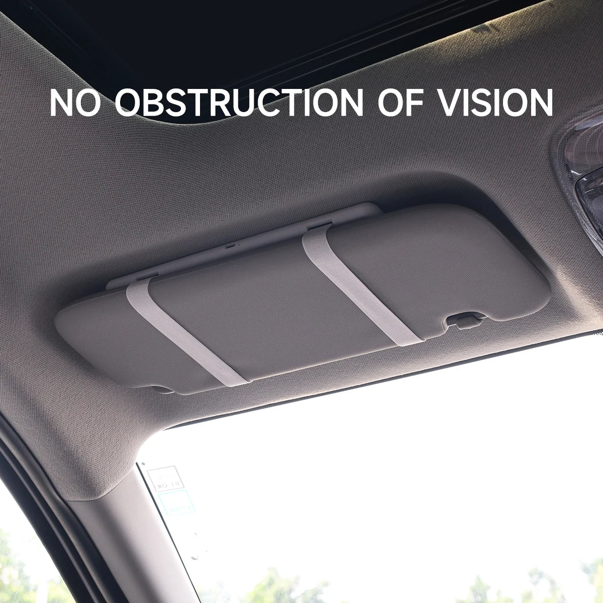Miroir LED maquillage voiture — Éclairage HD rechargeable, se fixe partout