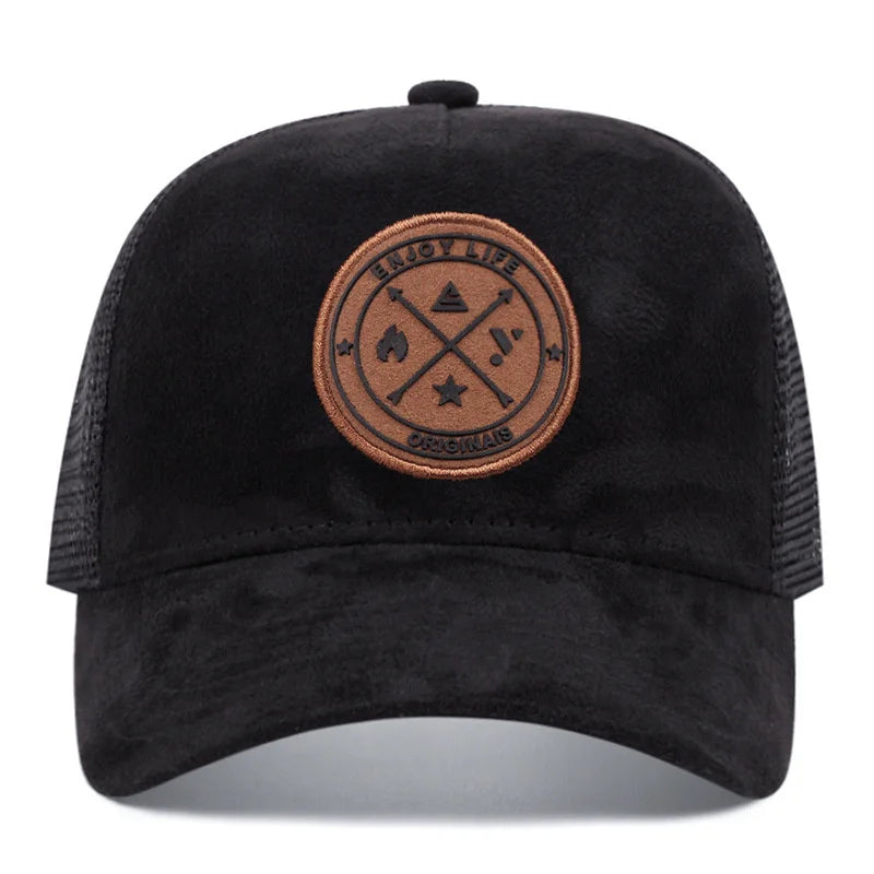 Casquette snapback mesh — Broderie Enjoy Life unisexe streetwear