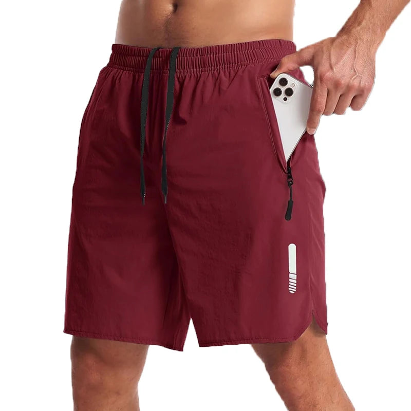 Short sport homme — Running fitness plage léger respirant
