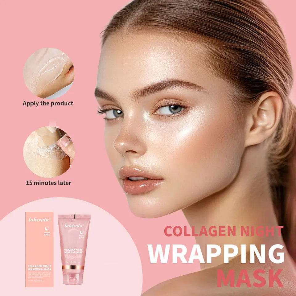 Masque peel-off collagène coréen — Anti-rides, éclat & peau rebondie