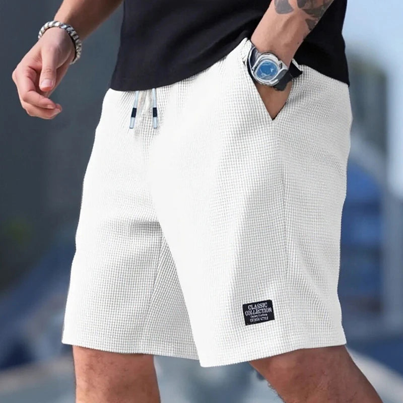Short homme sport & plage — Tissu texturé respirant casual