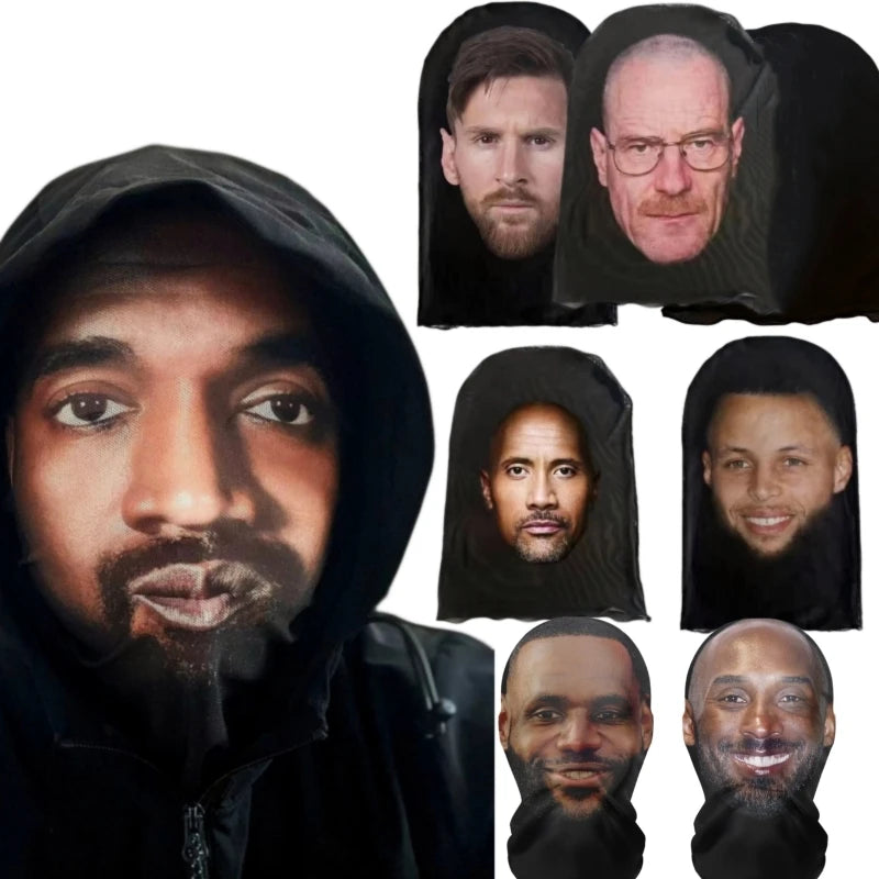 Masque visage intégral mesh — Accessoire cosplay fête et soirée
