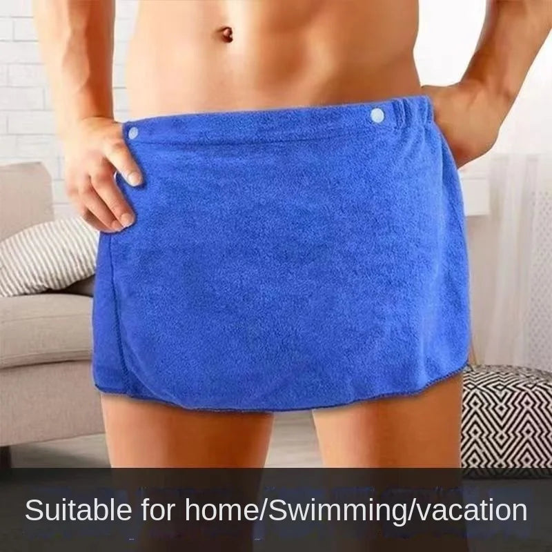 Serviette de bain homme jupe — Drap de plage à porter anti-transparence