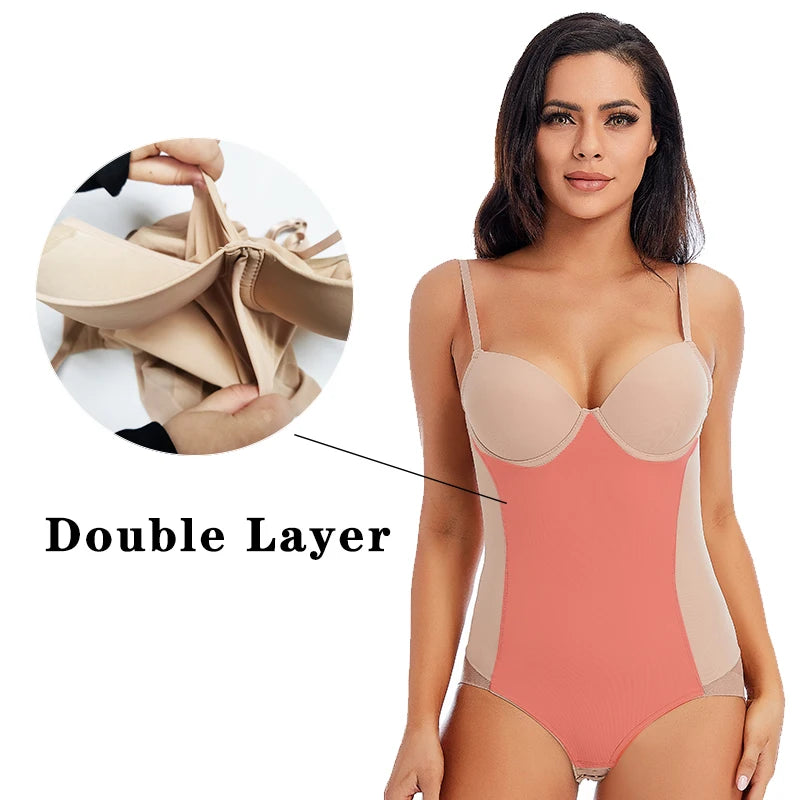 Bodysuit sculptant avec bretelles — Gaine corps complet femme