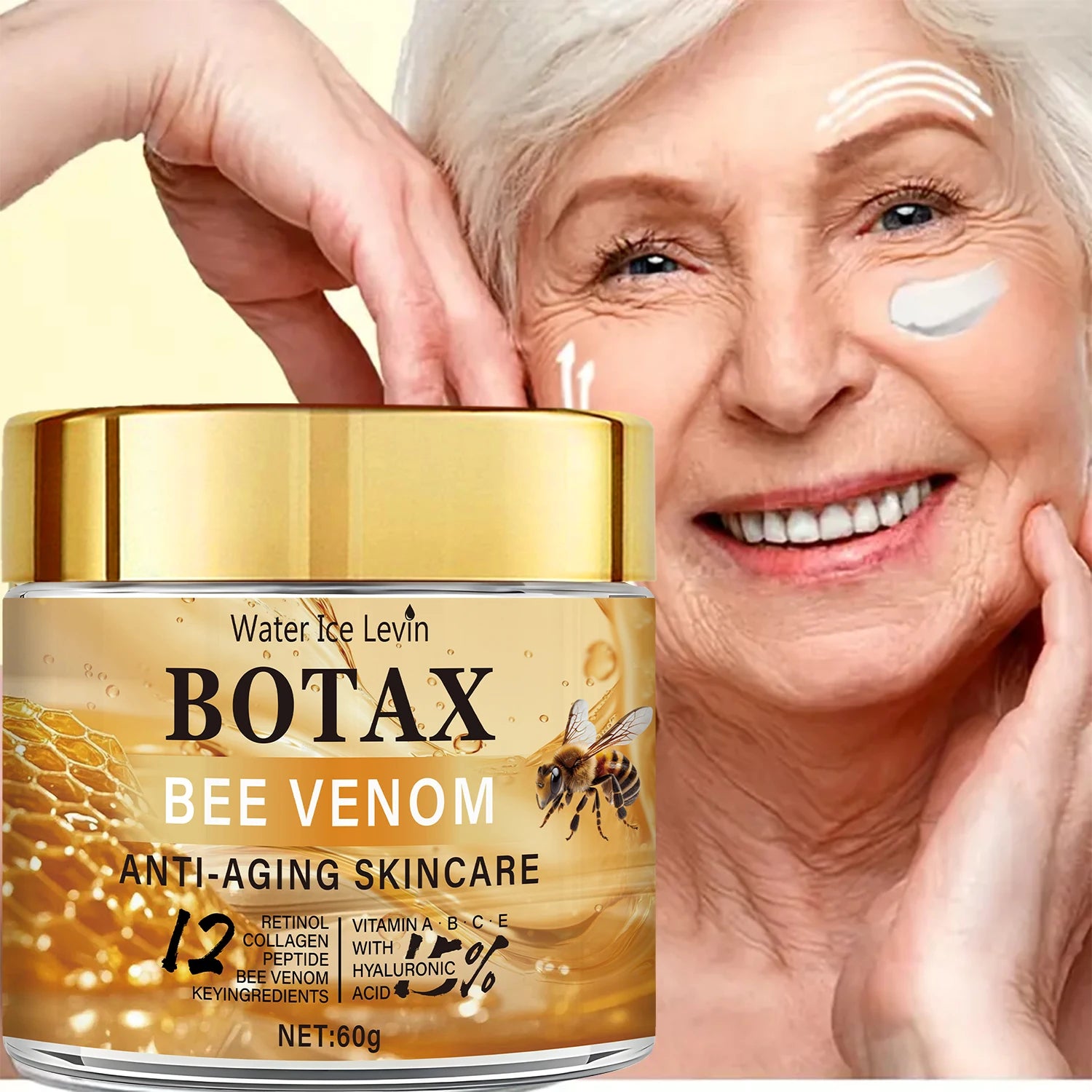 Crème venin d'abeille Botax — Soin anti-rides raffermissant collagène