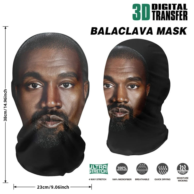 Masque visage intégral mesh — Accessoire cosplay fête et soirée